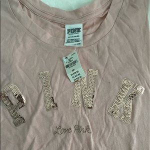 NWT Pink sequin tank